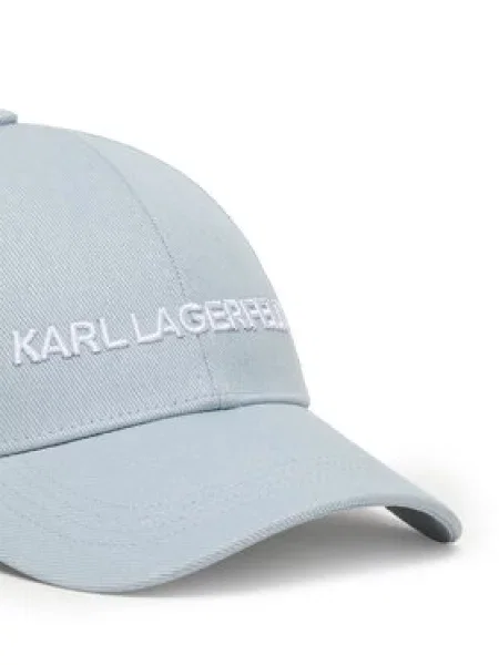 Karl Lagerfeld Kepurė šviesiai / balta mėlyna