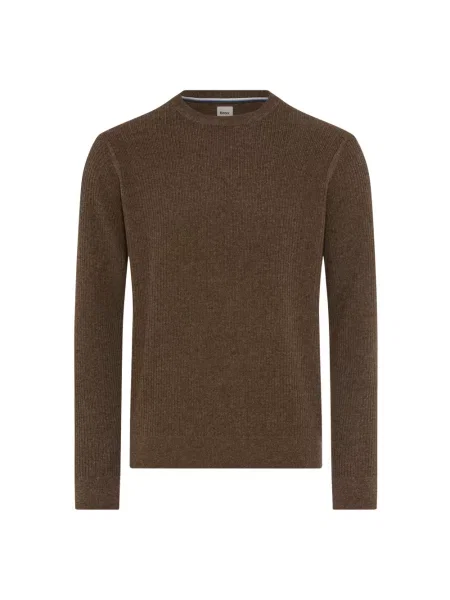 Sweter Brax wełniany brązowy