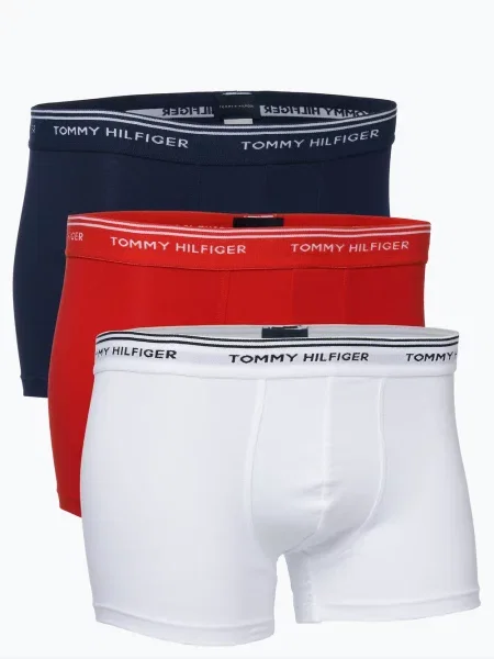 Tommy Hilfiger Obcisłe bokserki Mężczyźni wielokolorowy jednolity S czerwone