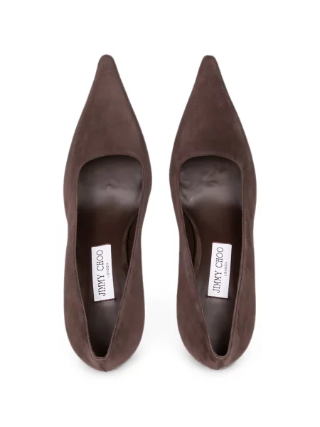 Pantofi cu toc Jimmy Choo maro