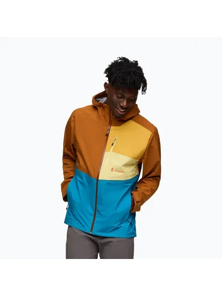 Férfi Cotopaxi Impermeo 3L kapucnis Shell sienna/lake esőkabát Impermeo 3L Hooded Shell IMP-SIELK