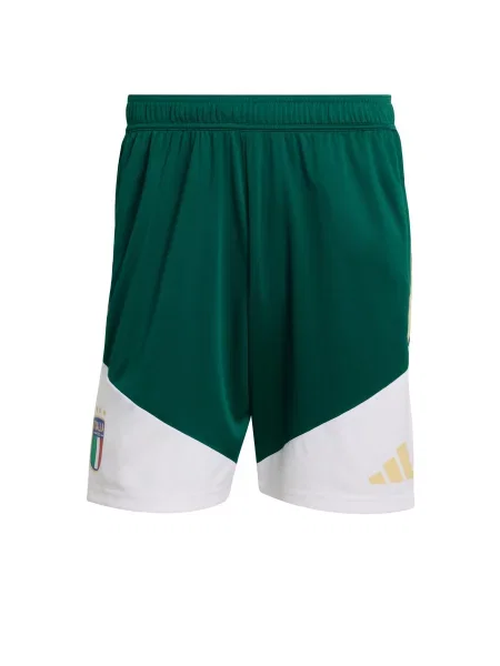 ADIDAS PERFORMANCE Sportovní kalhoty Italien 26 Tiro žlutá / zelená bílá
