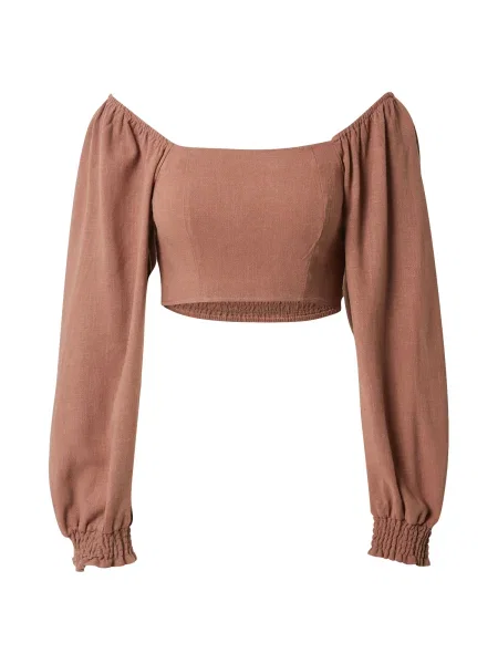 Nasty Gal Top ciocolatiu