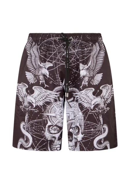 Pantaloni scurți Philipp Plein cu imagine negru