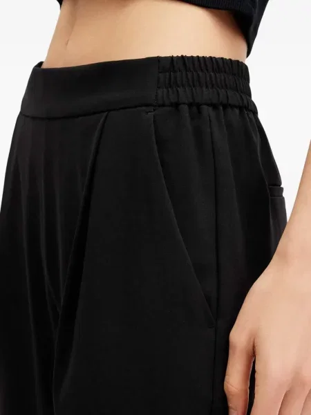 Pantaloni Allsaints plisate negru