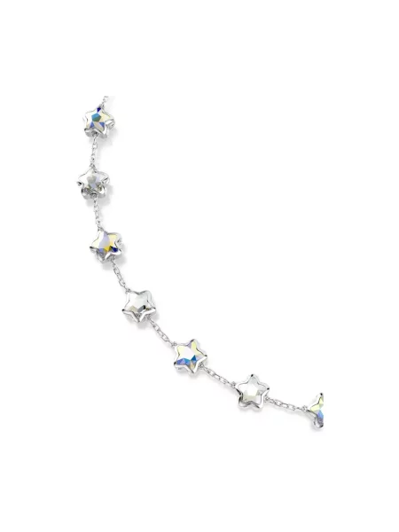 Swarovski naszyjnik z kryształem Swarovski CHROMA szary