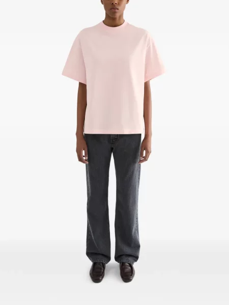 Tricou Jil Sander cu imagine roz