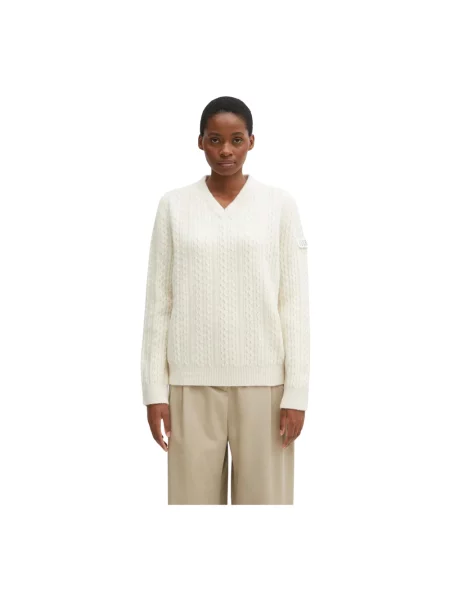 Maison Margiela sweter z dodatkiem wełny beżowy