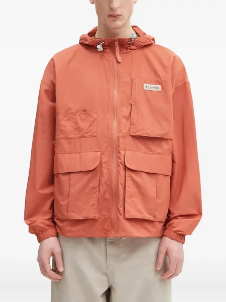 Větrovka Columbia s kapucí oranžová