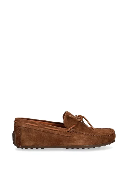Pantofi loafer Vagabond cu funde din piele de căprioară maro