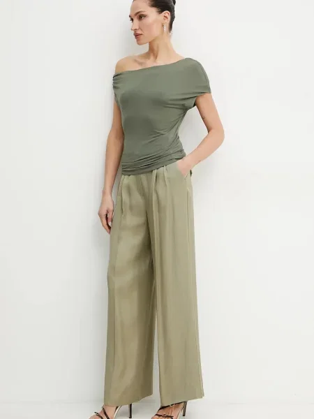 Блузка Guess DOLMAN однотонна зелений