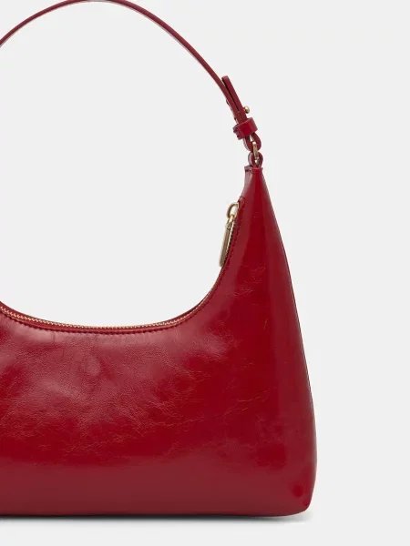 Calvin Klein Táska Foil Logo Glossy Conv Shoulder B Bordó piros