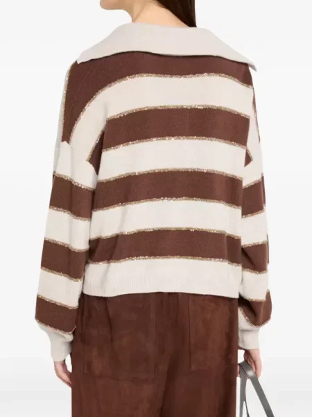 Pulover Brunello Cucinelli cu paiete