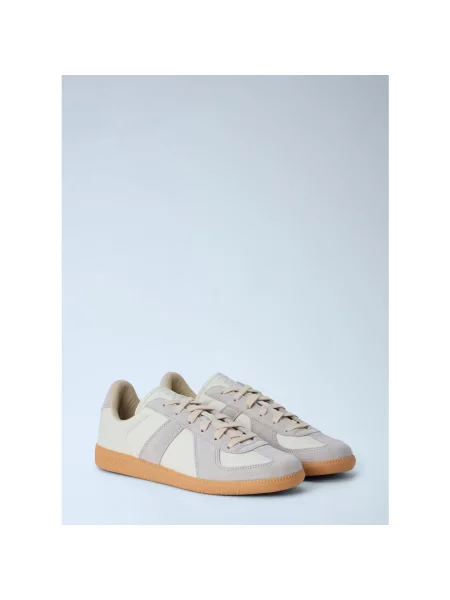 Sneakersy Adidas skórzane beżowe