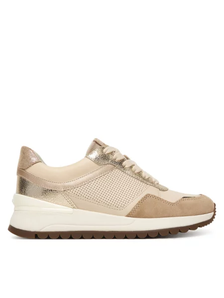 Sneakersy damscy Geox Desya beżowe