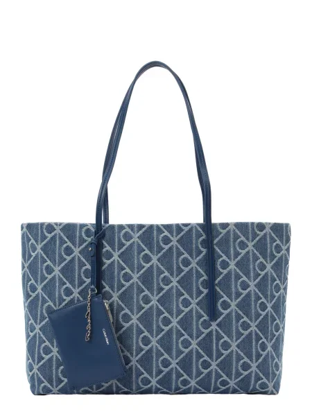Geantă shopper Calvin Klein albastru
