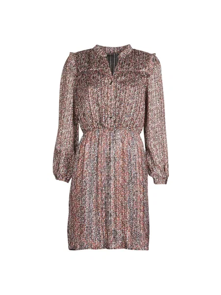 Mini obleka Betty London bordo