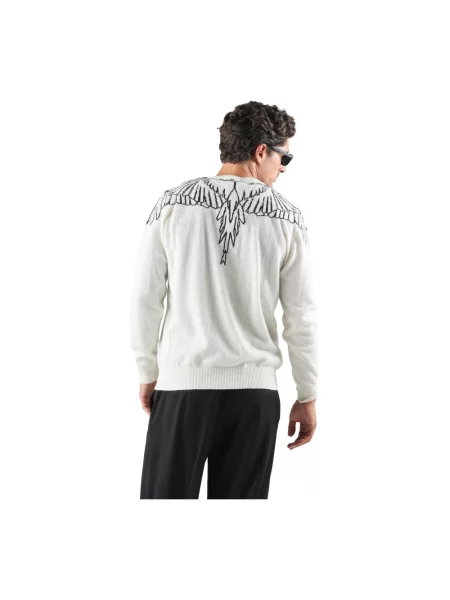 Sweter Marcelo Burlon wełniany biały