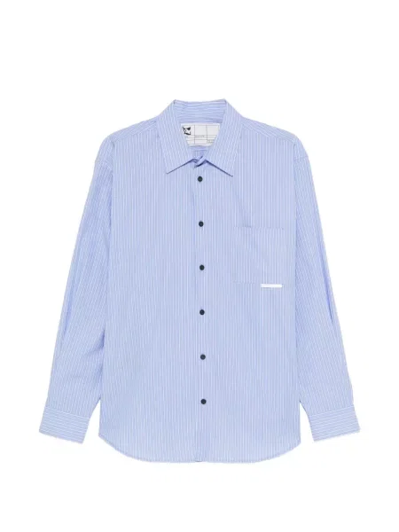 Риза Gr10k на райета синьо