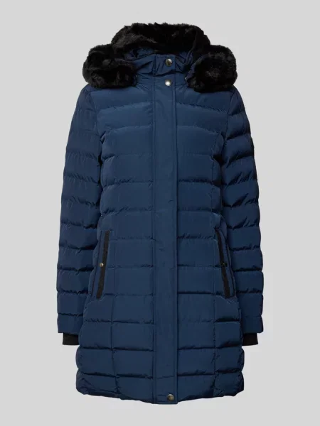 Wellensteyn Płaszcz Pikowany Santorin Long blau niebieski