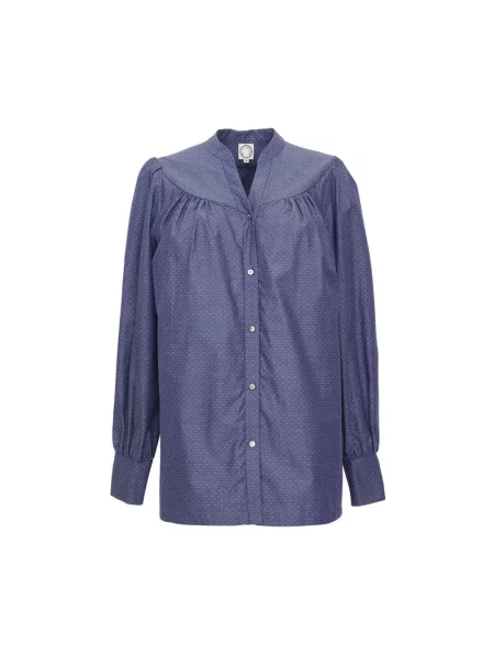 Bluzka Ines De La Fressange Paris niebieska