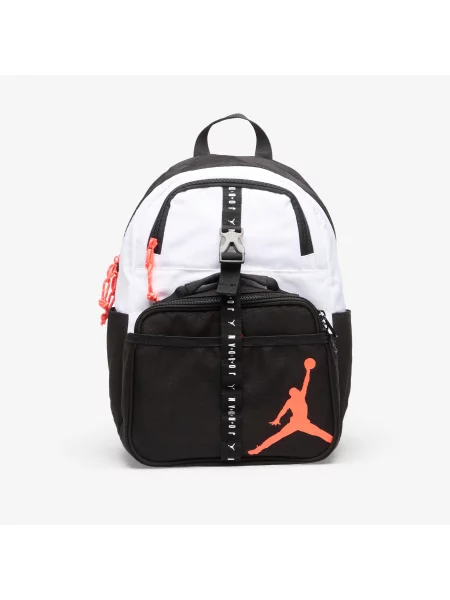 Rucsac Jordan Air Jordan Lunch Backpack White/ Black Universal alb
