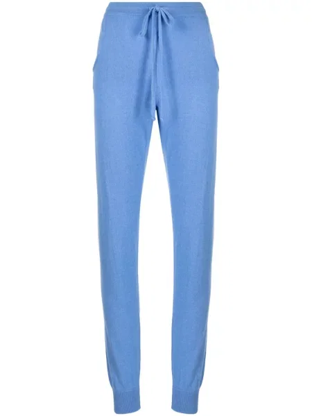 Pantaloni Teddy Cashmere din cașmir teddy albastru