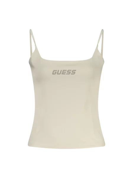 Kryształ górski podkoszulka Guess biała