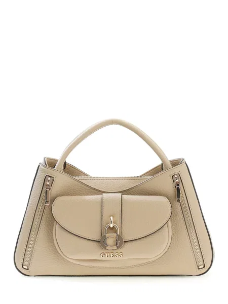Rucsac Guess cu autograf maro