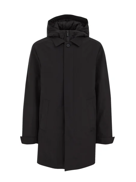 WE Fashion Palton de primăvară-toamnă negru