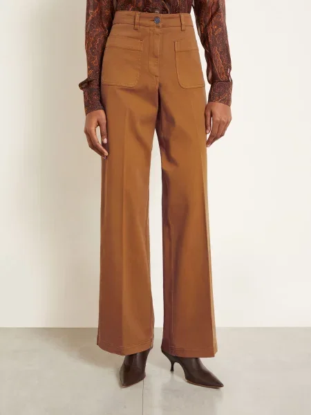 Etro Marlene Kalhoty koňaková