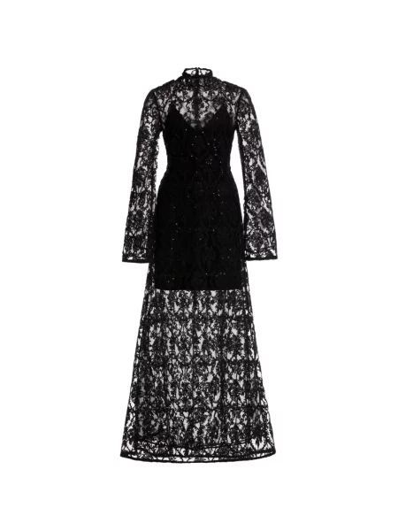 Rochie maxi Agua By Agua Bendita negru