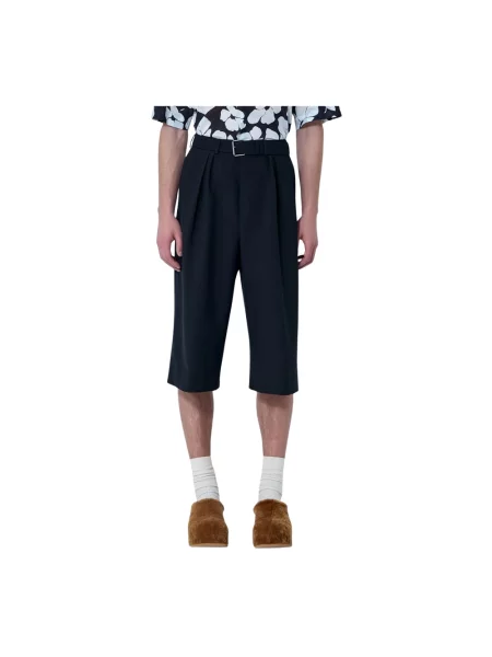 Spodnie Dries Van Noten wełniane czarne