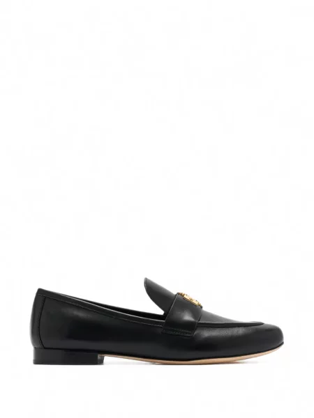 Pantofi loafer Tory Burch cu autograf negru