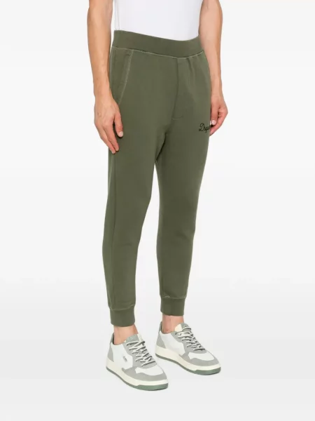 Pantaloni Dsquared2 alergare verde
