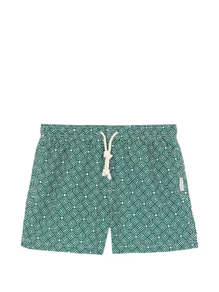 Slip de baie Gassa D Amante cu autograf cu cordon verde