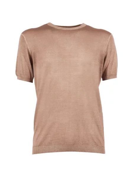 Scurt tricou Brando tricotate maro