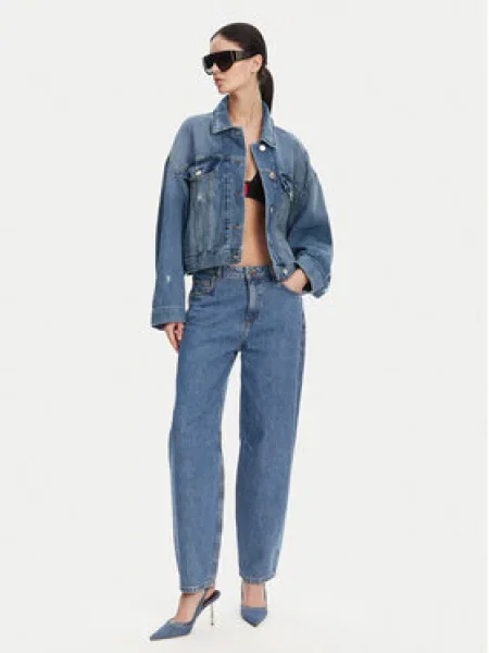 PINKO Jeansová bunda Gaborone modrá