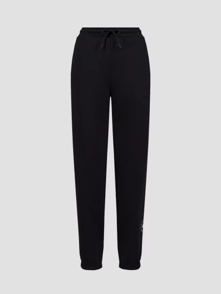 Spodnie dresowe Adidas By Stella Mccartney z logo czarne
