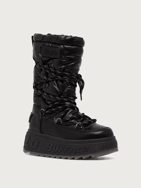 Buffalo Eliza Snow Hi cizme de zăpadă pentru femei negru