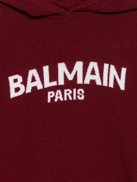 Sweter dziecięcy Balmain czerwony