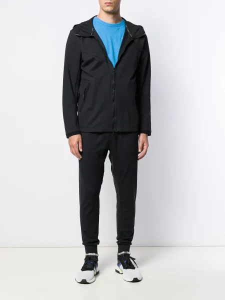 Geacă Nike cu glugă din jerseu negru