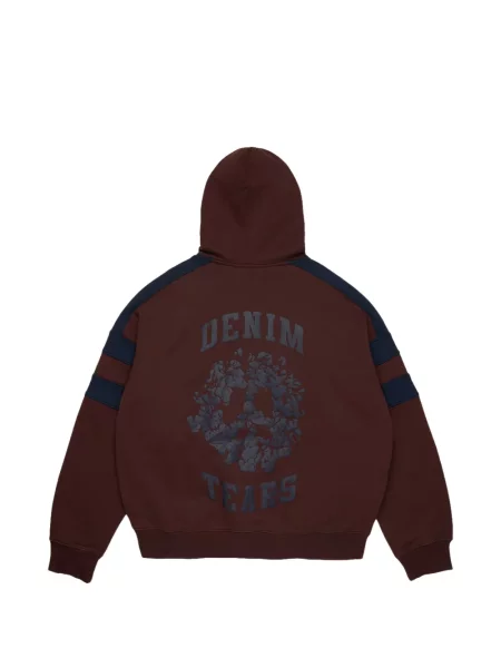 Hanorac cu glugă Denim Tears cu imagine roșu
