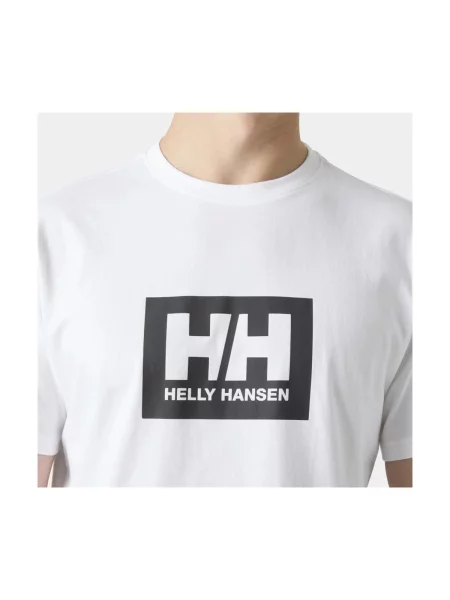 HELLY HANSEN Tričko čierna / biela modrá