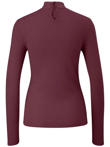 QS Tricou bordeaux roșu