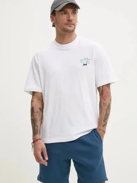 Hugo Blue Tricou Nagulop | Relaxed fit alb