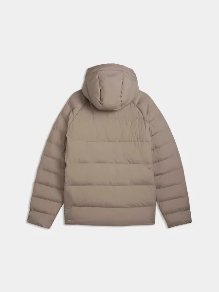 Демисезонная куртка Puma с капюшоном бежевая