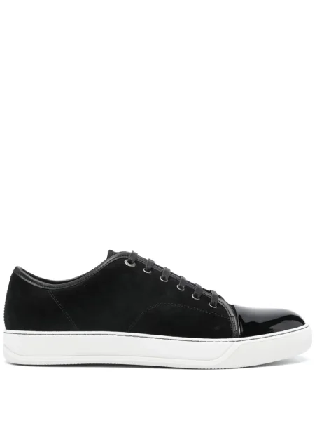 Sneakerși Lanvin din piele negru