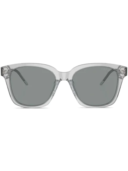 Ochelari de soare Giorgio Armani cu imprimeu geometric gri
