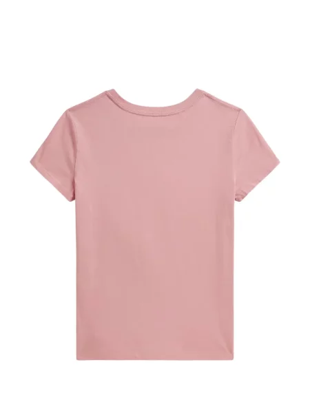 Koszulka polo dziecięca Polo Ralph Lauren różowa